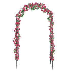 Arc Roof Wrought Iron Arch Plant Climbing Frame